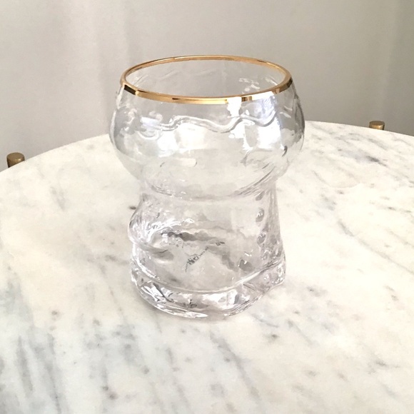 Anthropologie North Pole Gingerbread Man Juice Glass New In Box RARE - Picture 6 of 7